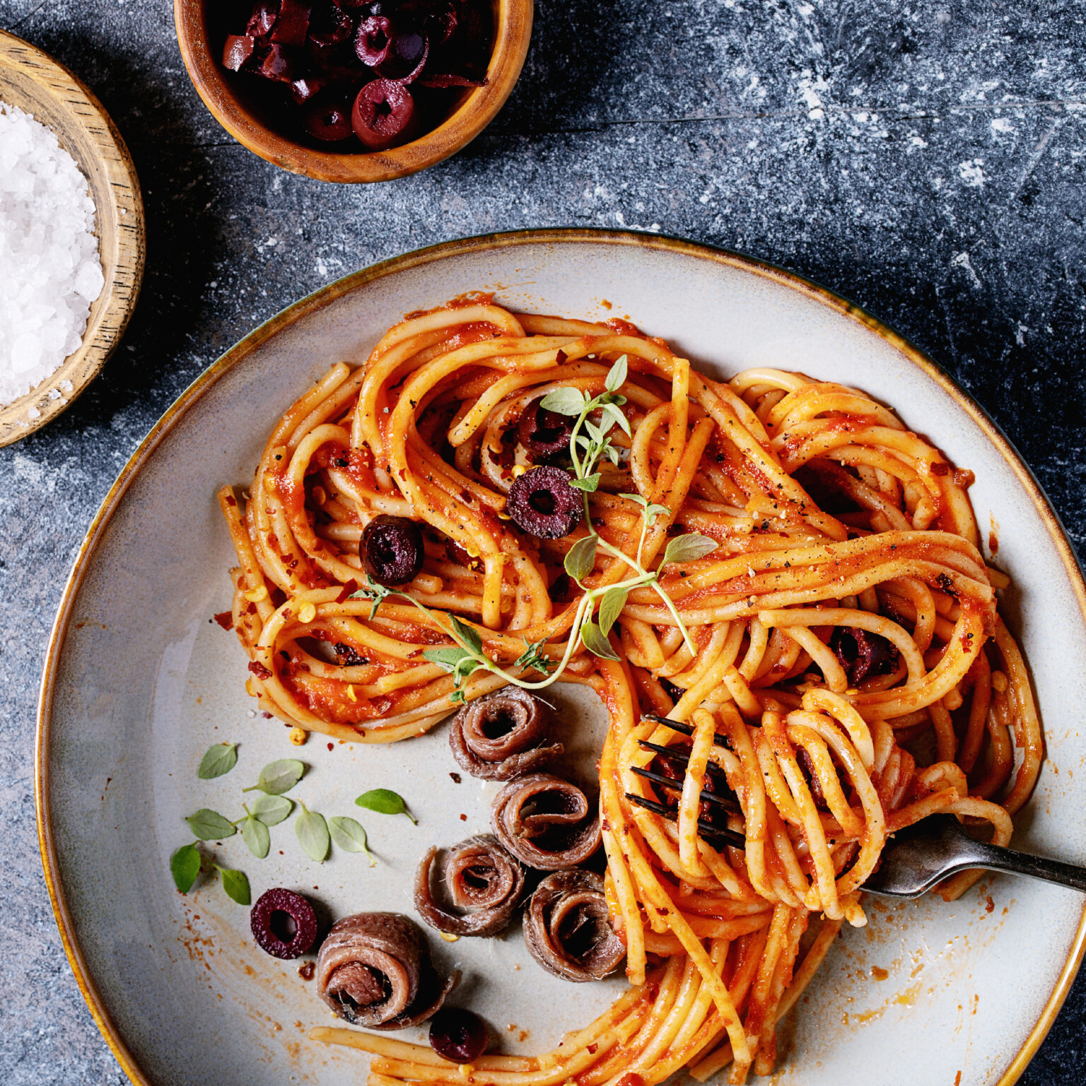 Olive Caper Anchovy Tomato Pasta Sauce I Love Italia