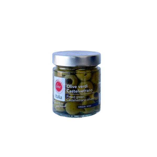 PITTED GREEN CASTELVETRANO OLIVES